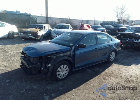 2015 Volkswagen Jetta 2.0L S из США, поврежденный, VIN 3VW2K7AJ6FM348956
